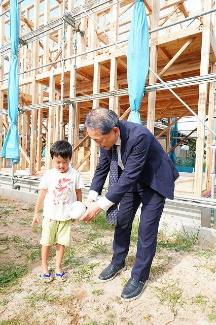 「福岡市城南区03」注文住宅現場リポート①【地鎮祭】
