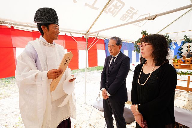 福岡市城南区03　注文住宅建築現場リポート①　～地鎮祭～