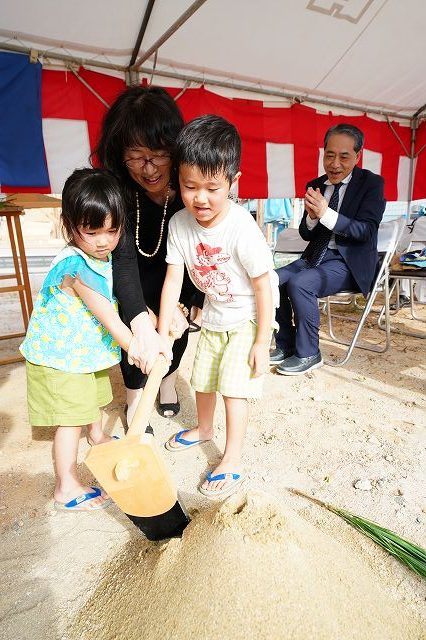 福岡市城南区03　注文住宅建築現場リポート①　～地鎮祭～