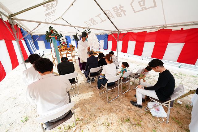 「福岡市城南区03」注文住宅現場リポート①【地鎮祭】
