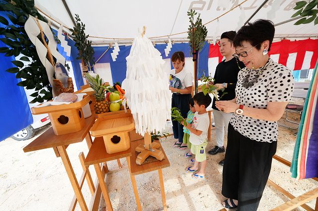 福岡市城南区03　注文住宅建築現場リポート①　～地鎮祭～