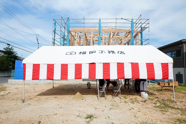 福岡市城南区03　注文住宅建築現場リポート①　～地鎮祭～