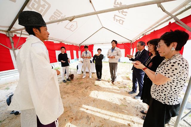 福岡市城南区03　注文住宅建築現場リポート①　～地鎮祭～