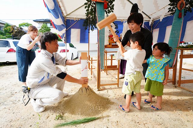 「福岡市城南区03」注文住宅現場リポート①【地鎮祭】