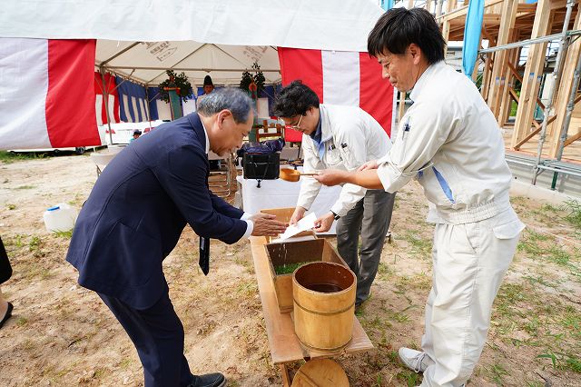 「福岡市城南区03」注文住宅現場リポート①【地鎮祭】