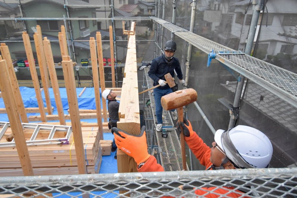 「那珂川市08」注文住宅現場リポート③【上棟式】