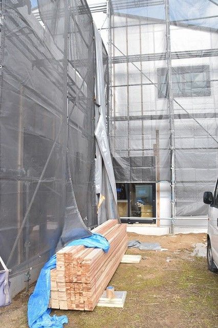 「筑紫野市04」注文住宅現場リポート⑧【外装工事】【防水シート】