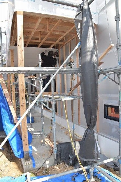 「筑紫野市04」注文住宅現場リポート⑧【外装工事】【防水シート】