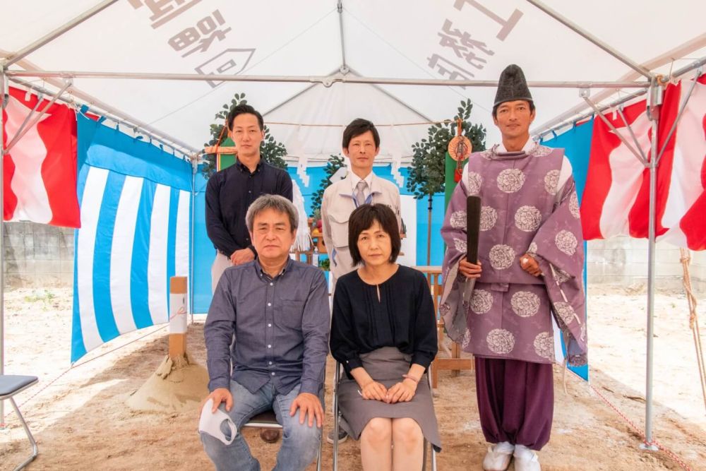 「福岡市城南区07」注文住宅現場リポート①【地鎮祭】
