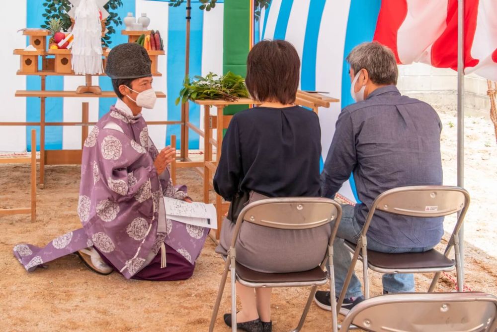 「福岡市城南区07」注文住宅現場リポート①【地鎮祭】