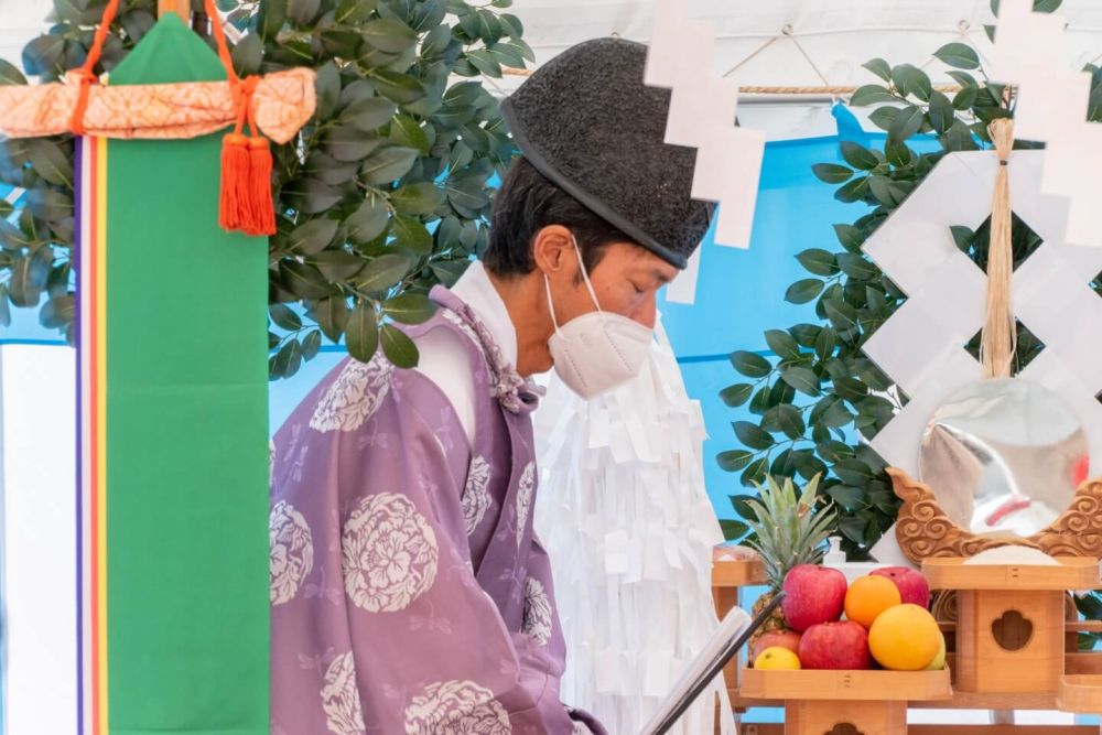 福岡市城南区07　注文住宅建築現場リポート①　～地鎮祭～