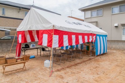 福岡市城南区07　注文住宅建築現場リポート①　～地鎮祭～