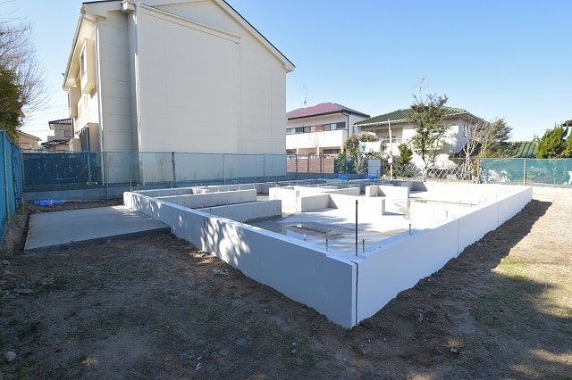 「太宰府市青葉台01」注文住宅現場リポート④【基礎工事】【立ち上がりコン】