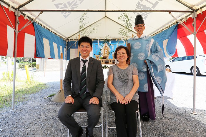 「福津市宮司元町01」注文住宅現場リポート①【地鎮祭】