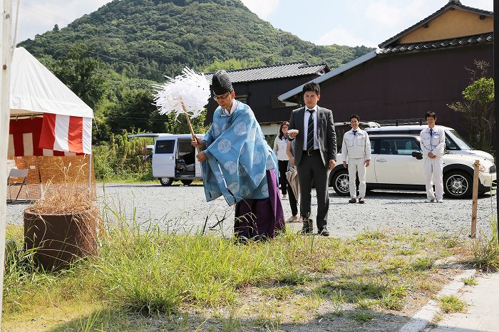 福岡県福津市宮司元町01　注文住宅建築現場リポート①　～地鎮祭～