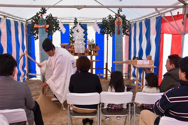 「福岡市西区飯氏01」注文住宅現場リポート①【地鎮祭】