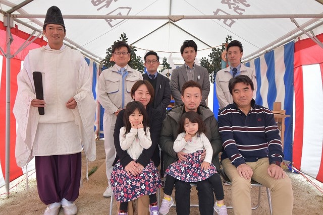 「福岡市西区飯氏01」注文住宅現場リポート①【地鎮祭】