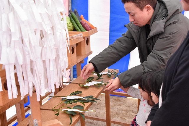 福岡市西区飯氏01　注文住宅建築現場リポート①　～地鎮祭～