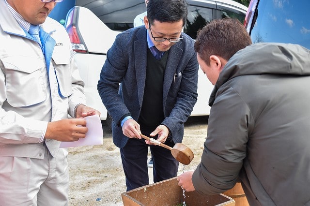 福岡市西区飯氏01　注文住宅建築現場リポート①　～地鎮祭～