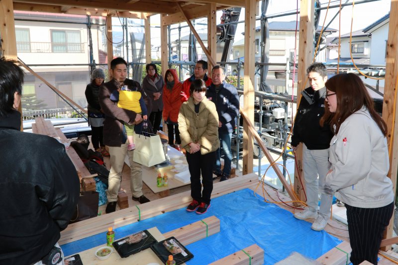 「福岡市城南区南片江03」注文住宅現場リポート⑤【上棟式】