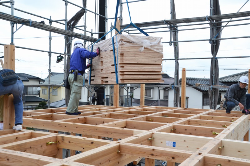 福岡市城南区南片江03　注文住宅建築現場リポート⑤　～上棟式～