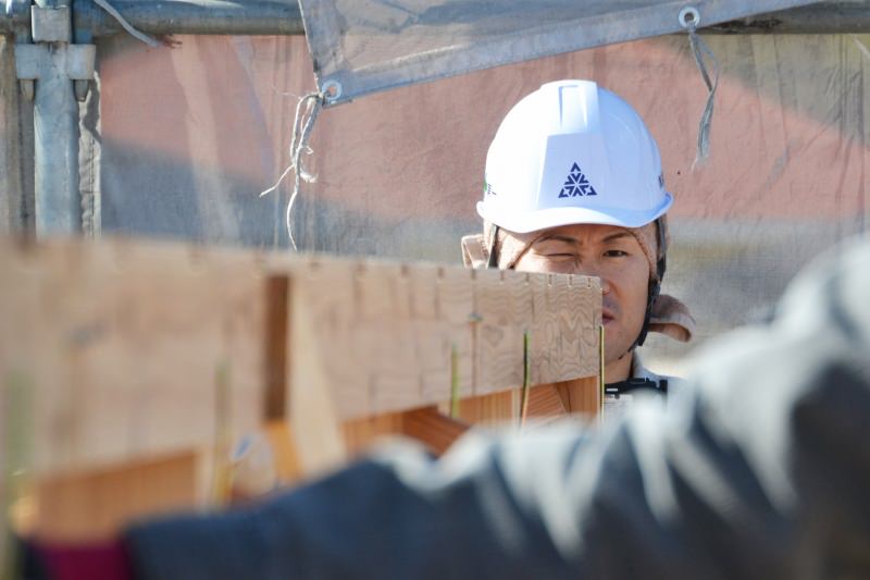 「福岡市城南区南片江03」注文住宅現場リポート⑤【上棟式】