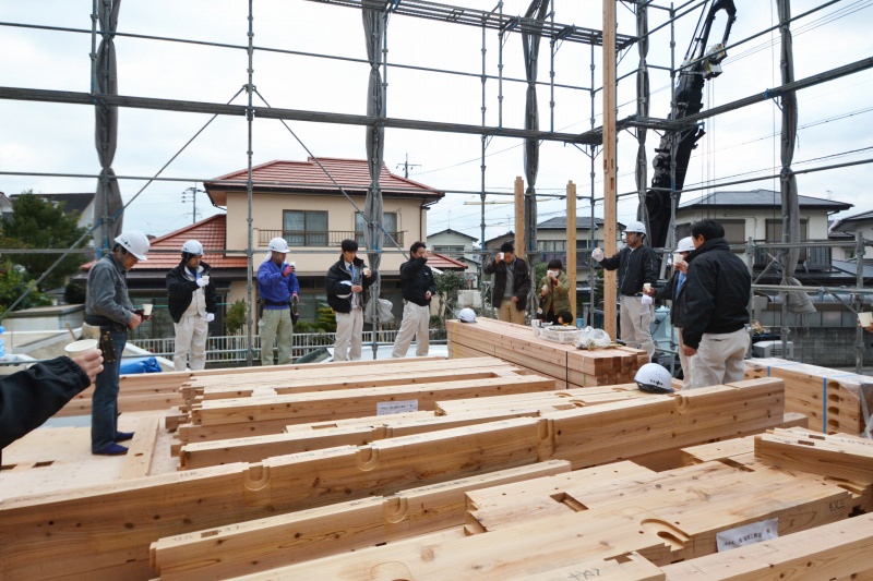 「福岡市城南区南片江03」注文住宅現場リポート⑤【上棟式】