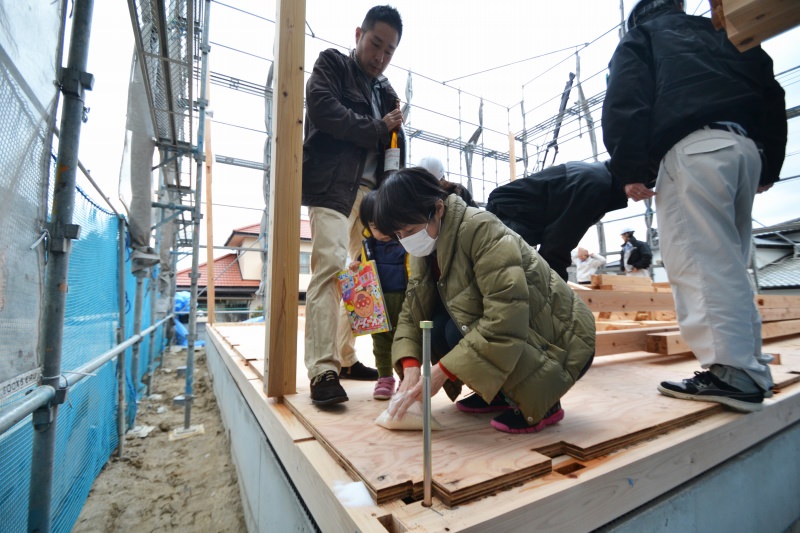 「福岡市城南区南片江03」注文住宅現場リポート⑤【上棟式】