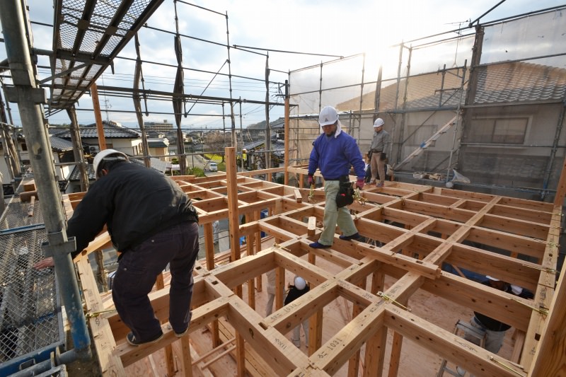 福岡市城南区南片江03　注文住宅建築現場リポート⑤　～上棟式～