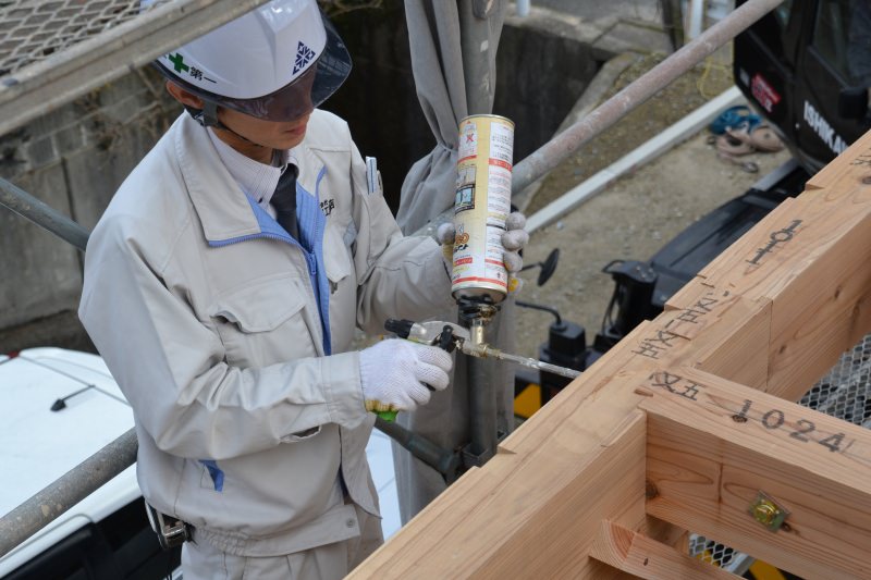 福岡市城南区南片江03　注文住宅建築現場リポート⑤　～上棟式～