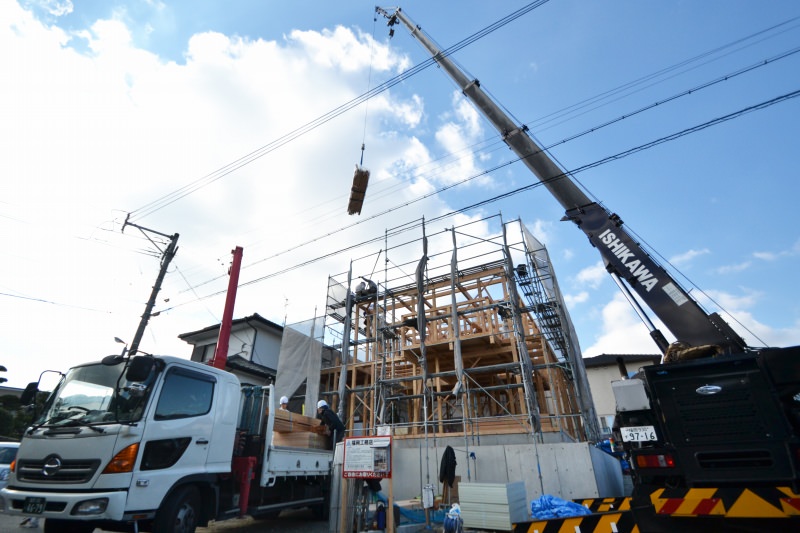 「福岡市城南区南片江03」注文住宅現場リポート⑤【上棟式】