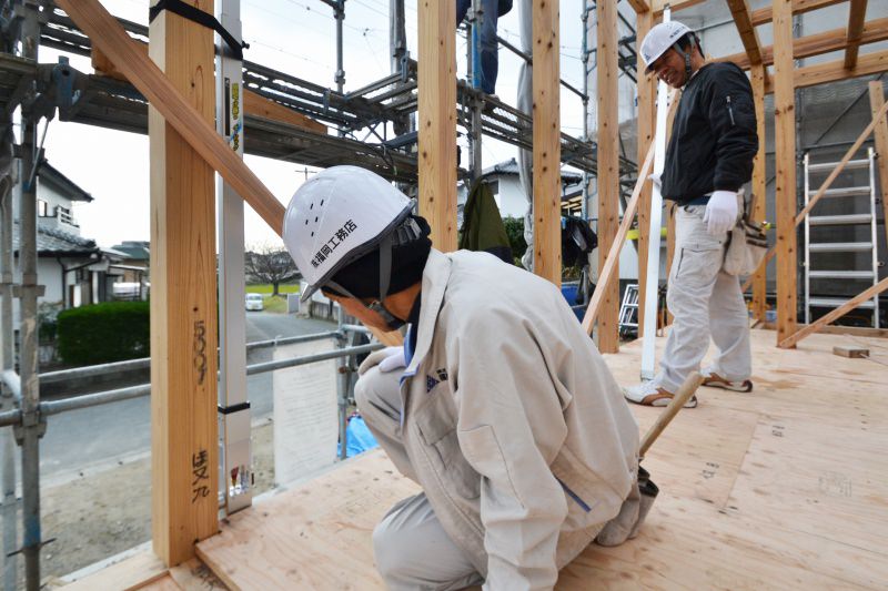 福岡市城南区南片江03　注文住宅建築現場リポート⑤　～上棟式～