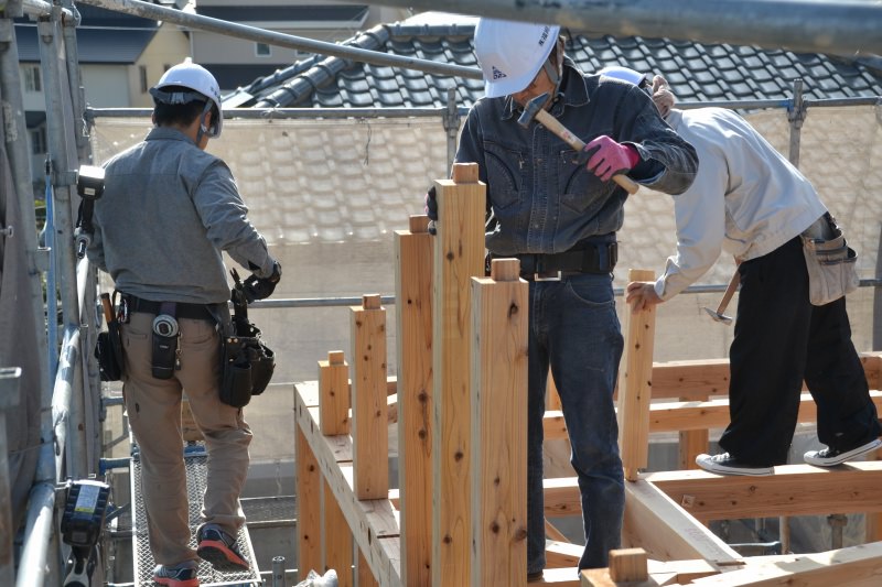 福岡市城南区南片江03　注文住宅建築現場リポート⑤　～上棟式～