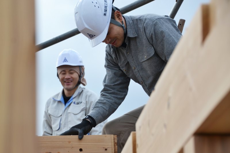 「福岡市城南区南片江03」注文住宅現場リポート⑤【上棟式】