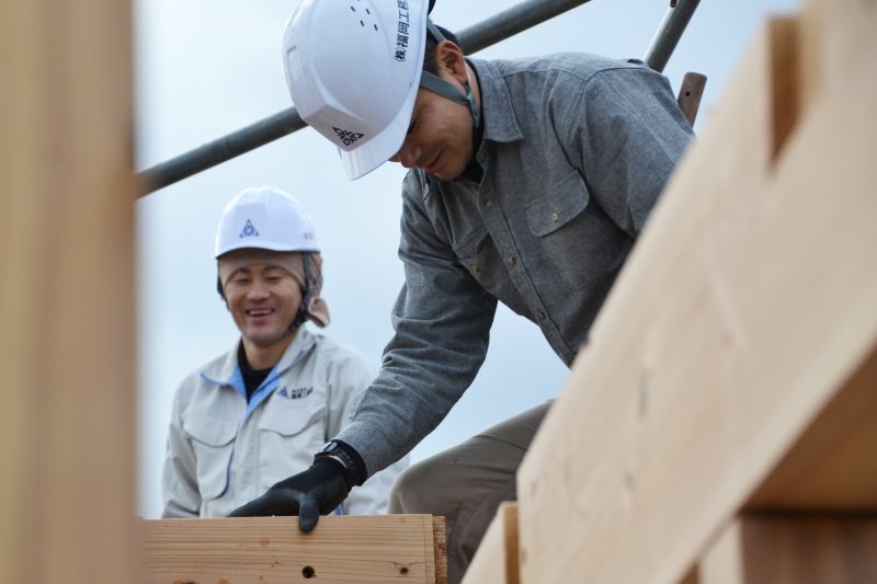 福岡市城南区南片江03　注文住宅建築現場リポート⑤　～上棟式～