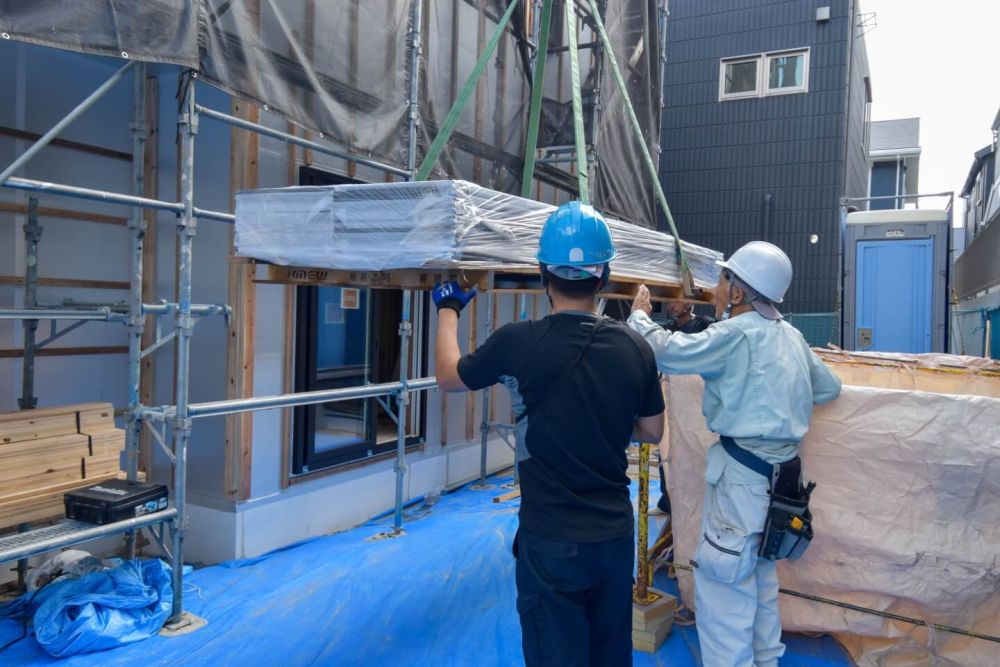 「福岡市城南区06」注文住宅現場リポート⑦【外装工事】【通気胴縁】