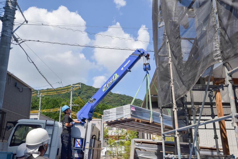 福岡市城南区06　注文住宅建築現場リポート⑦　～外装工事・通気胴縁施工～