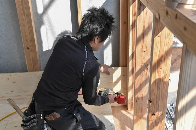 「太宰府市大佐野01」注文住宅現場リポート⑦【木工事】【下地】