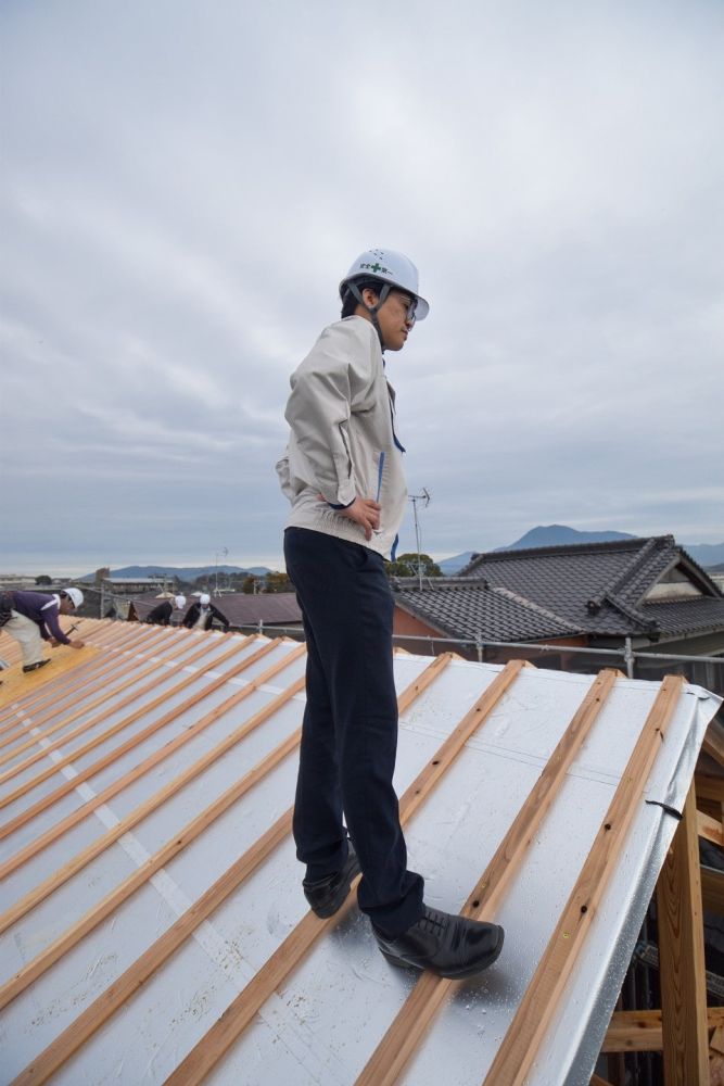 福岡県筑紫野市07　注文住宅建築現場リポート⑤　～祝・上棟式２～