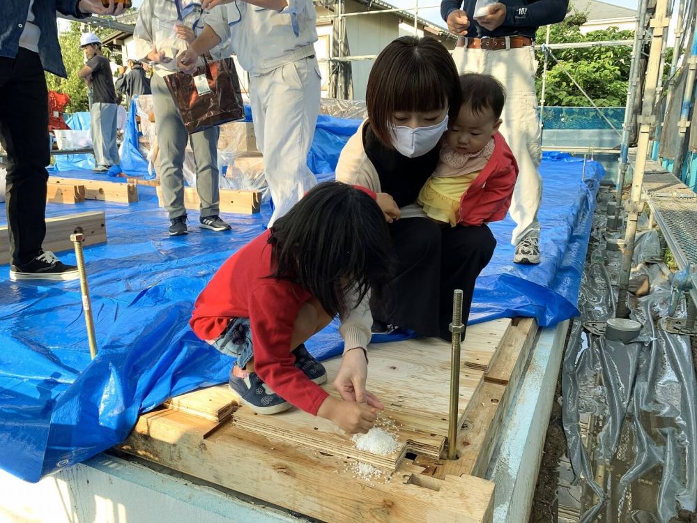 福岡県小郡市03　注文住宅建築現場リポート③　～上棟式～