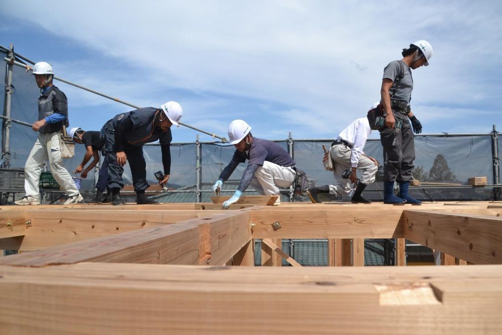 福岡県小郡市03　注文住宅建築現場リポート③　～上棟式～