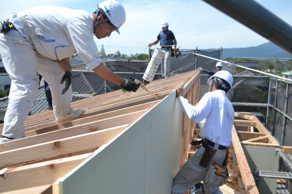 福岡県小郡市03　注文住宅建築現場リポート③　～上棟式～