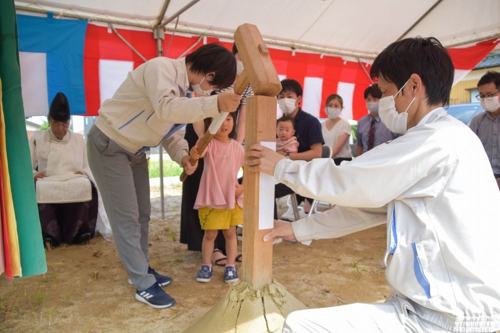 福岡県小郡市03　注文住宅建築現場リポート①　～地鎮祭～