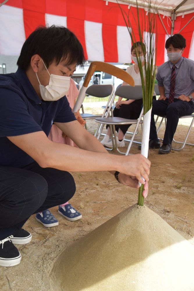 福岡県小郡市03　注文住宅建築現場リポート①　～地鎮祭～