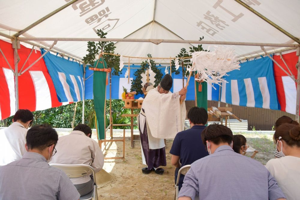 福岡県小郡市03　注文住宅建築現場リポート①　～地鎮祭～