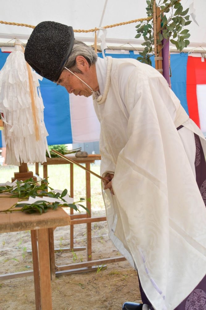 福岡県小郡市03　注文住宅建築現場リポート①　～地鎮祭～