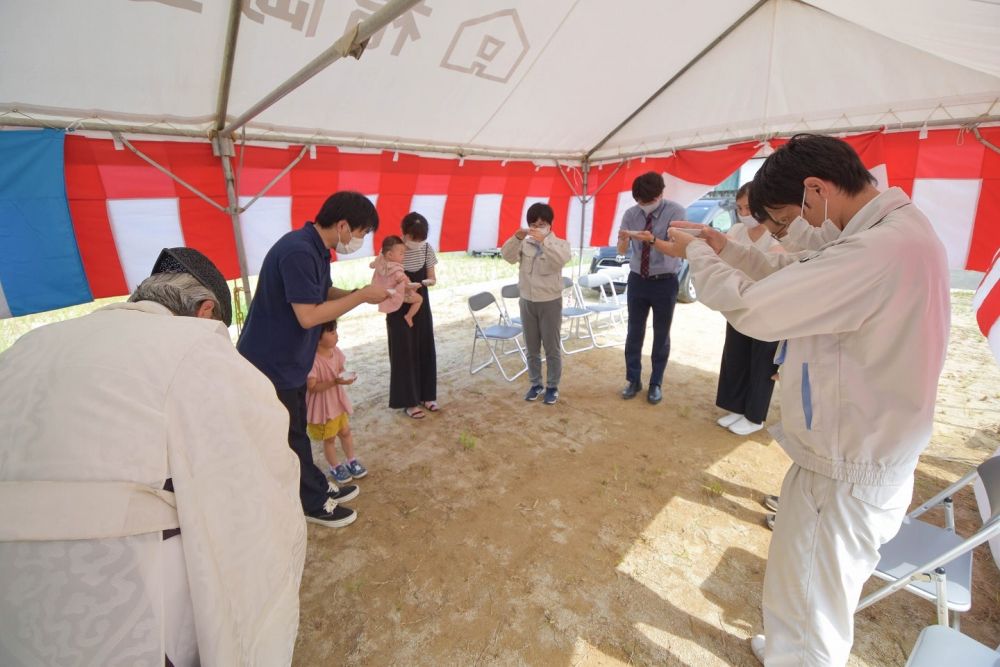 「小郡市03」注文住宅現場リポート①【地鎮祭】
