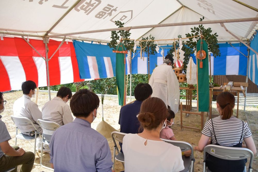 福岡県小郡市03　注文住宅建築現場リポート①　～地鎮祭～