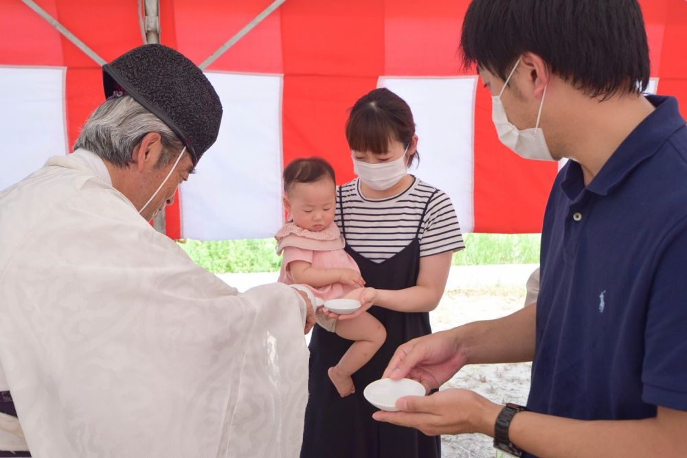 福岡県小郡市03　注文住宅建築現場リポート①　～地鎮祭～