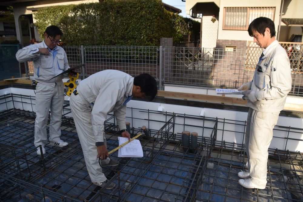 「福岡市早良区05」注文住宅現場リポート②【基礎工事】【配筋】
